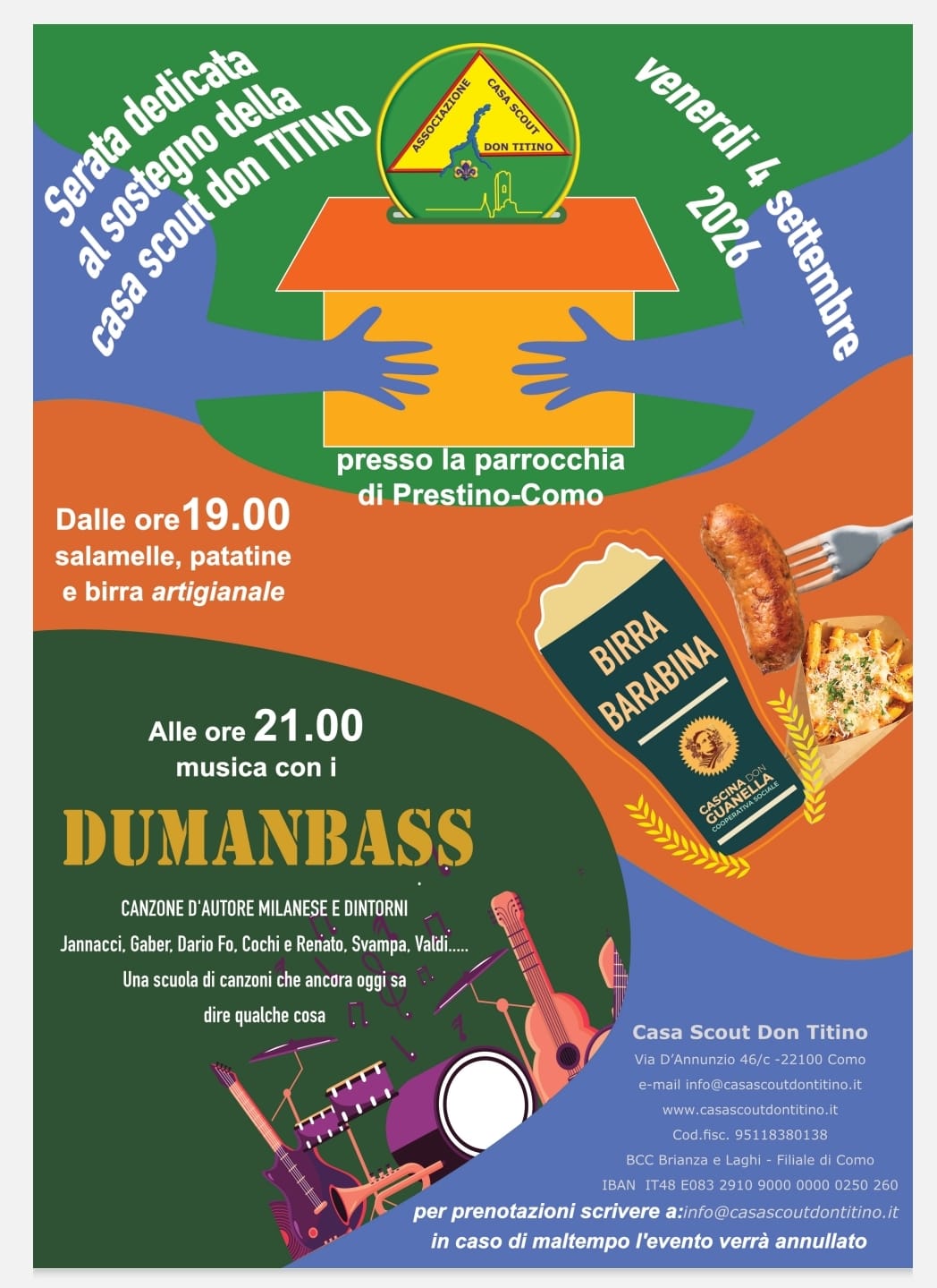 Festa associativa 4 settembre 2026
